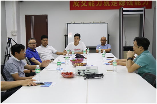 熱烈歡迎河南省鄧州市家鄉(xiāng)領(lǐng)導(dǎo)蒞臨善安公司參觀指導(dǎo)工作！